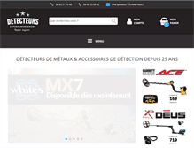 Tablet Screenshot of detecteurs.fr